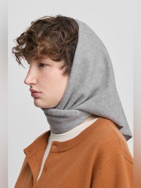 NEW Extreme cashmere no35 bandana grey